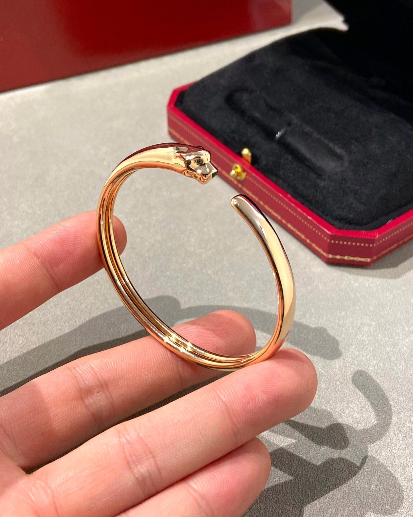 [Love Lucky]PANTHERE OPEN BRACELET