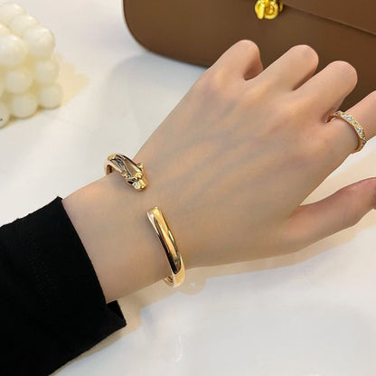 [Love Lucky]PANTHERE OPEN BRACELET