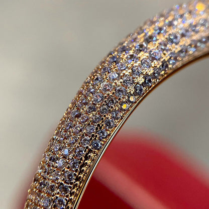 [Love Lucky]PANTHERE HALF DIAMOND OPEN BRACELET