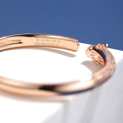 [Love Lucky]PANTHERE FULL DIAMOND OPEN BRACELET