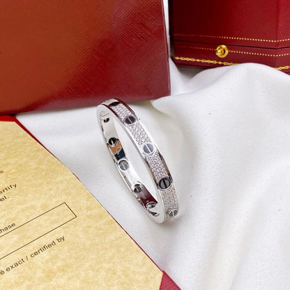 [Love Lucky]LOVE BRACELET 6.1MM DIAMOND-PAVED CERAMIC