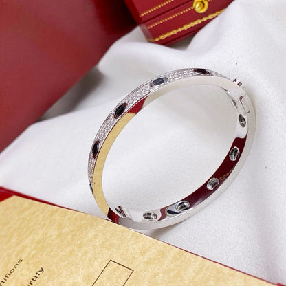 [Love Lucky]LOVE BRACELET 6.1MM DIAMOND-PAVED CERAMIC