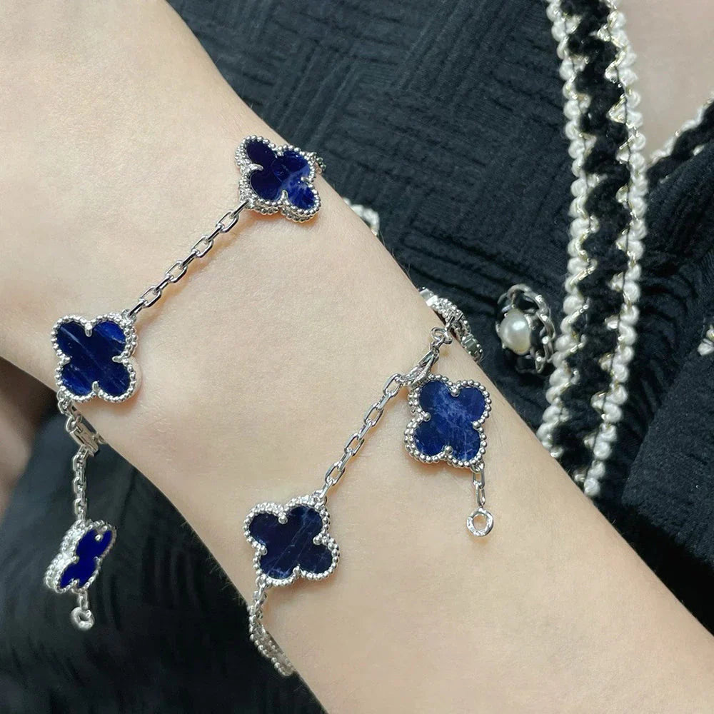 [Love Lucky]CLOVER 5 MOTIF PIETERSITE BRACELET COLLECTION