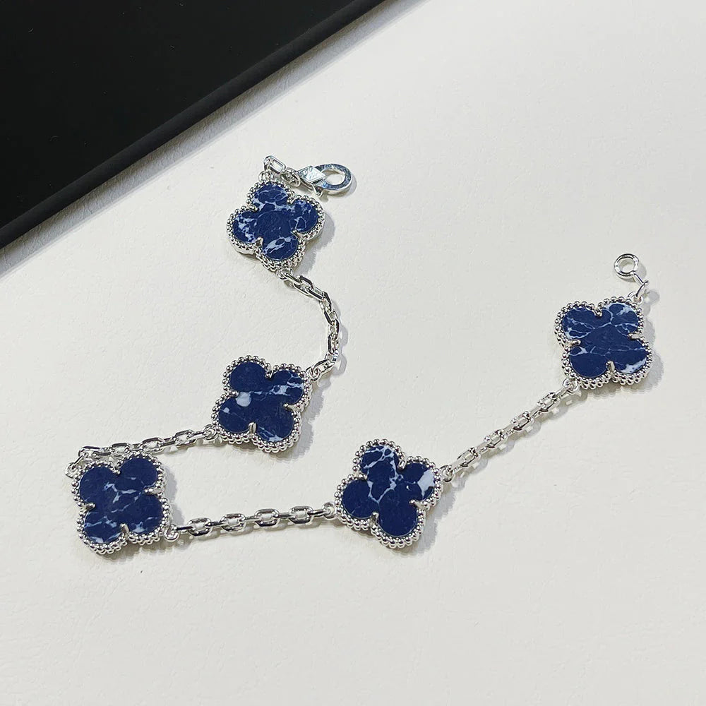 [Love Lucky]CLOVER 5 MOTIF PIETERSITE BRACELET COLLECTION