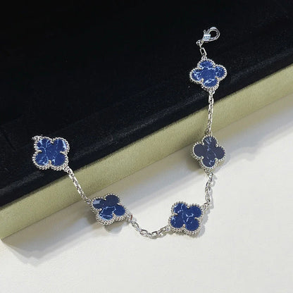 [Love Lucky]CLOVER 5 MOTIF PIETERSITE BRACELET COLLECTION