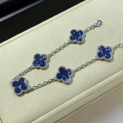 [Love Lucky]CLOVER 5 MOTIF PIETERSITE BRACELET COLLECTION