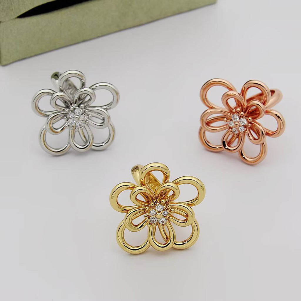 [Love Lucky] FLOWERLACE RING 5 DIAMONDS