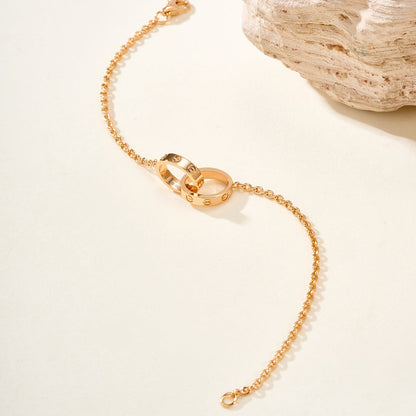 [Love Lucky]LOVE BRACELET DOUBLE RING