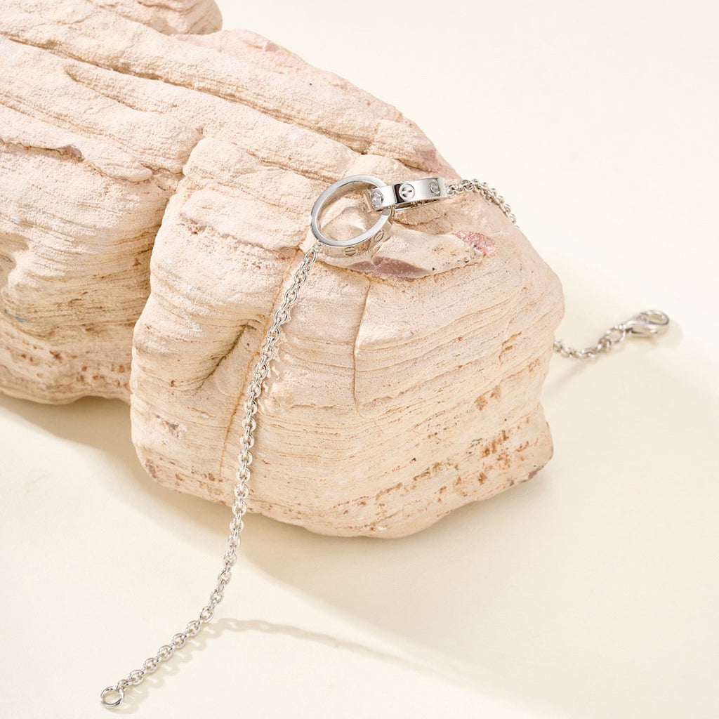 [Love Lucky]LOVE BRACELET DOUBLE RING