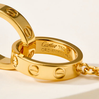 [Love Lucky]LOVE BRACELET DOUBLE RING