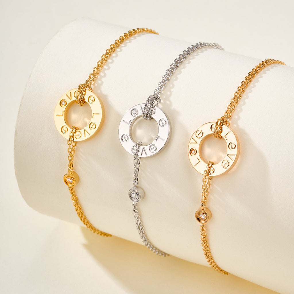 [Love Lucky]LOVE BRACELET 2 DIAMOND