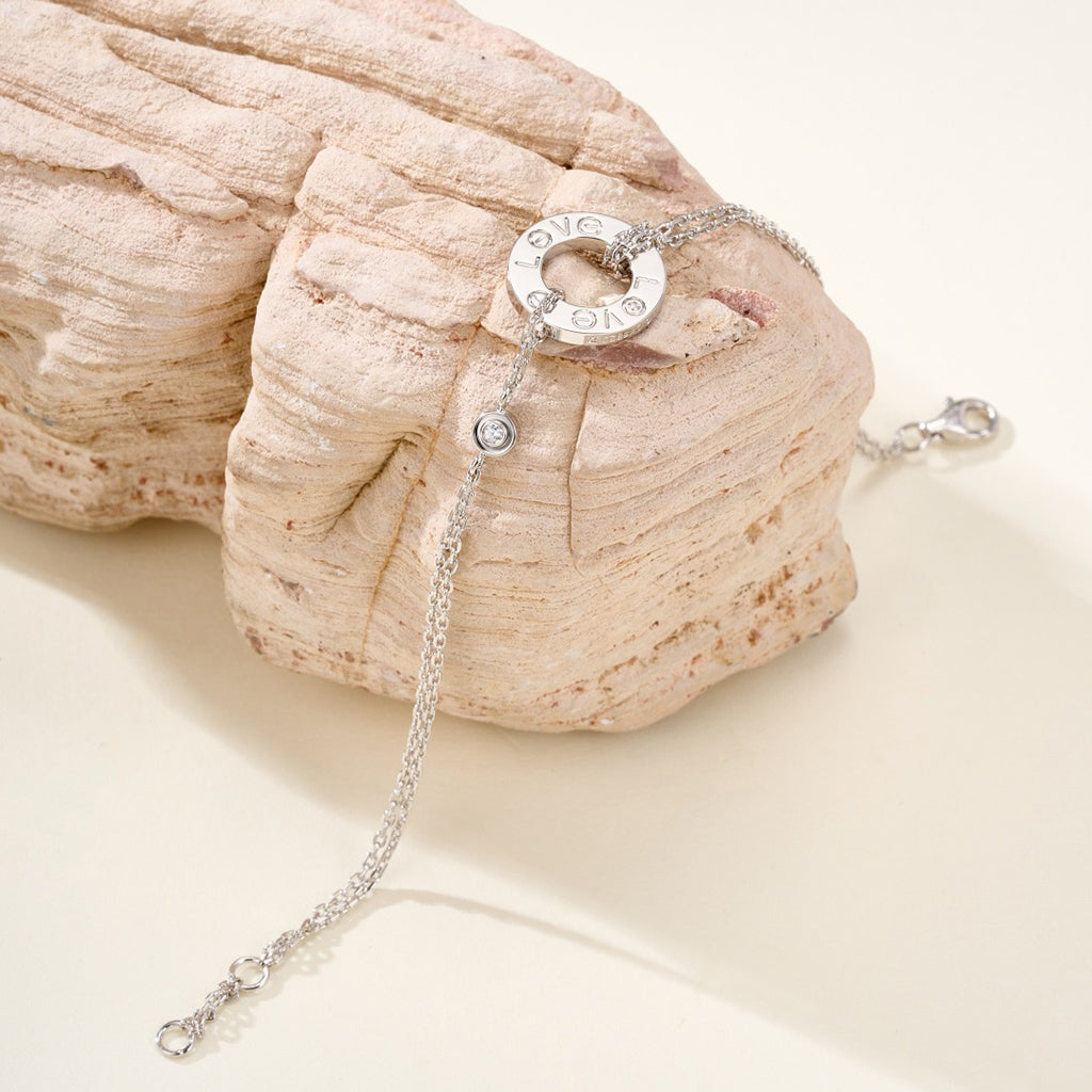 [Love Lucky]LOVE BRACELET 2 DIAMOND