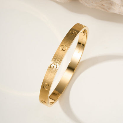 [Love Lucky]LOVE BRACELET 6.1MM BRUSHED
