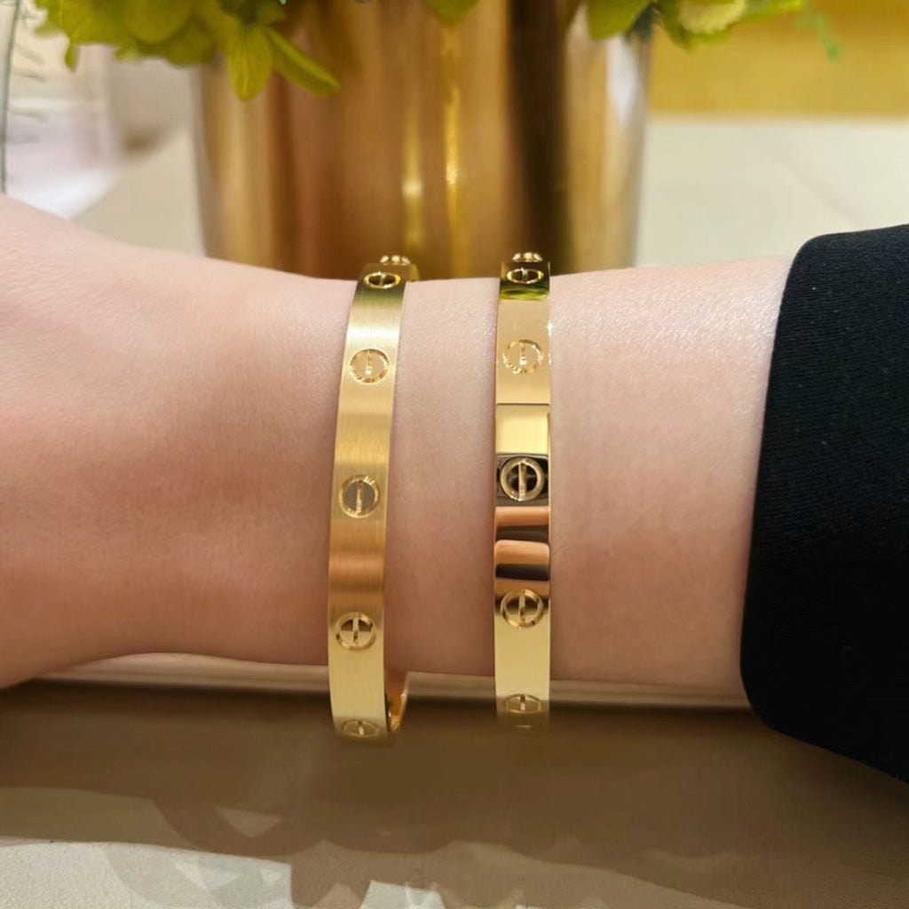 [Love Lucky]LOVE BRACELET 6.1MM BRUSHED