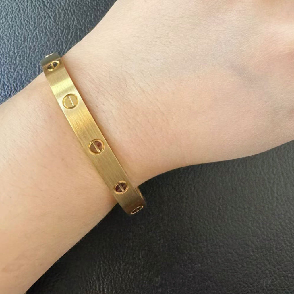 [Love Lucky]LOVE BRACELET 6.1MM BRUSHED