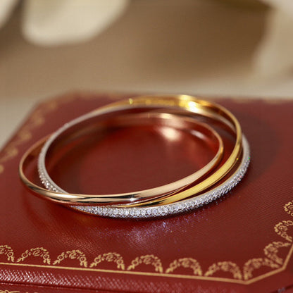 [Love Lucky]TRINITY 2.8MM SMALL BRACELET
