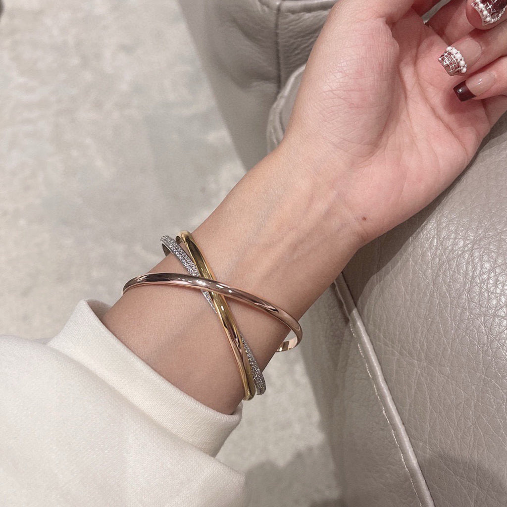 [Love Lucky]TRINITY 2.8MM SMALL BRACELET