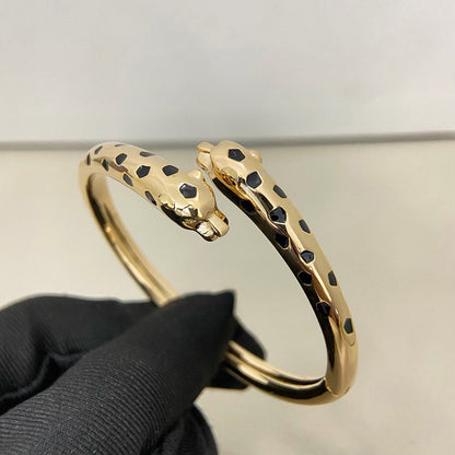 [Love Lucky]PANTHERE DOUBLE HEADED OPEN BRACELET