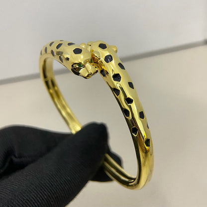 [Love Lucky]PANTHERE DOUBLE HEADED OPEN BRACELET