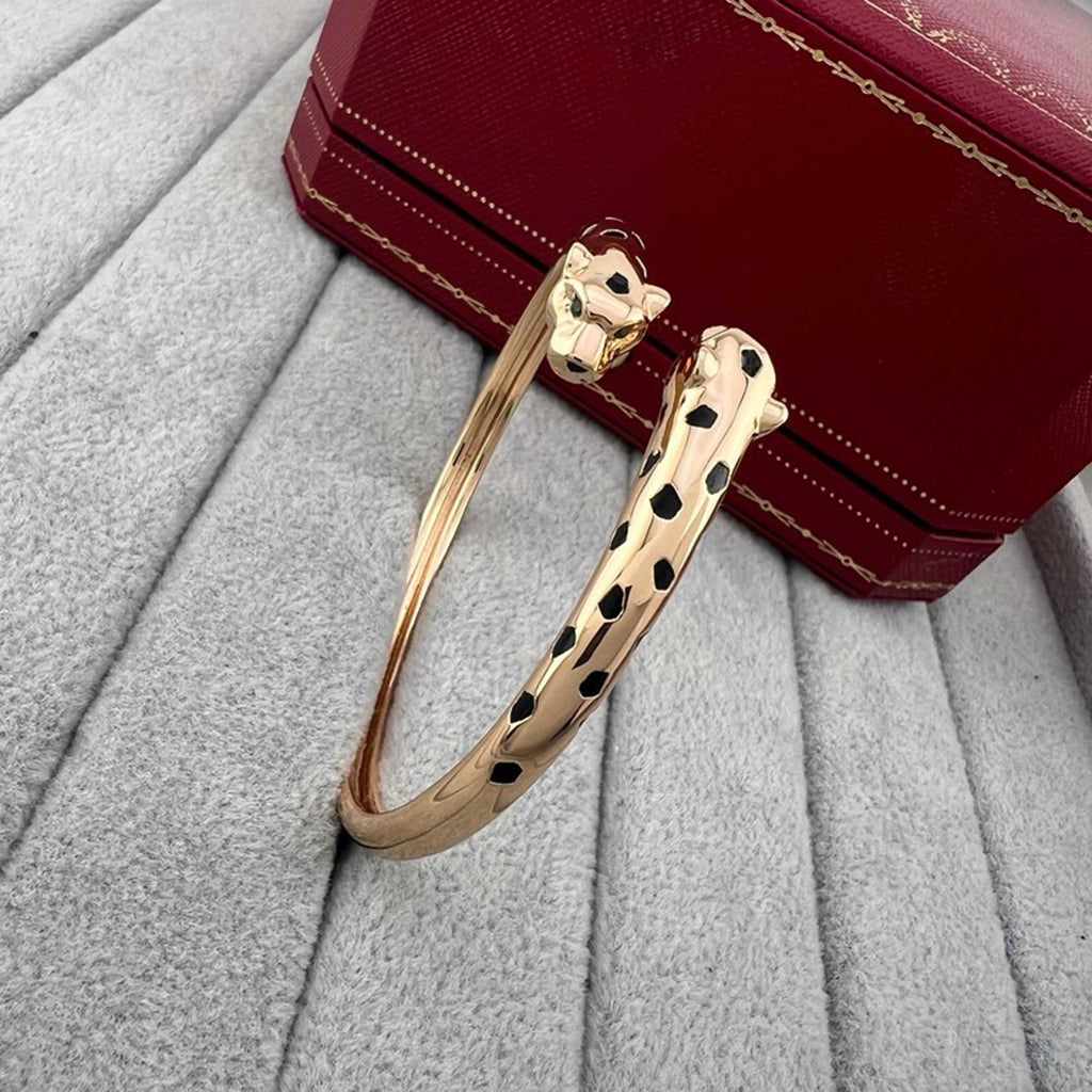 [Love Lucky]PANTHERE DOUBLE HEADED OPEN BRACELET