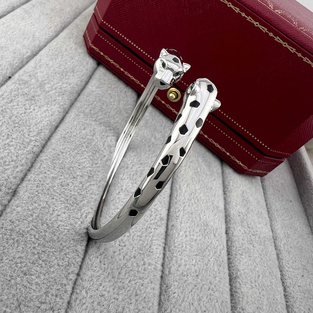 [Love Lucky]PANTHERE DOUBLE HEADED OPEN BRACELET