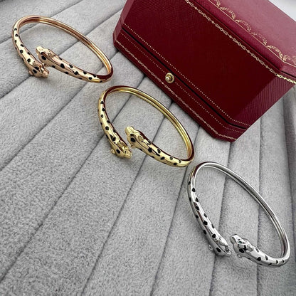 [Love Lucky]PANTHERE DOUBLE HEADED OPEN BRACELET