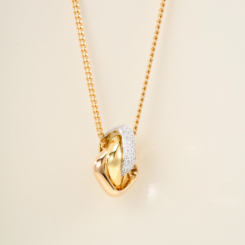 [Love Lucky]TRINITY CUSHION NECKLACE COLLECTION