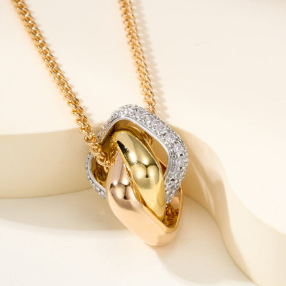 [Love Lucky]TRINITY CUSHION NECKLACE COLLECTION