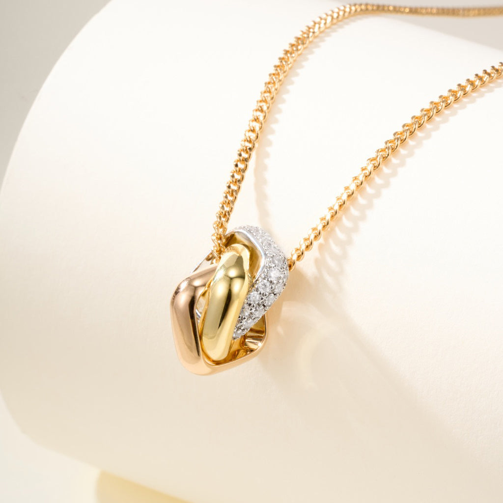 [Love Lucky]TRINITY CUSHION NECKLACE COLLECTION
