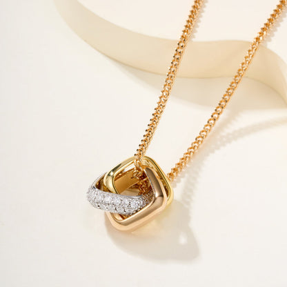 [Love Lucky]TRINITY CUSHION NECKLACE COLLECTION