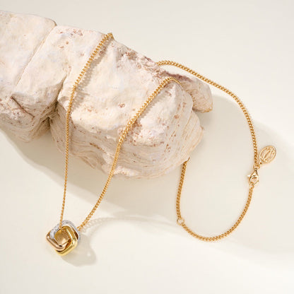 [Love Lucky]TRINITY CUSHION NECKLACE COLLECTION