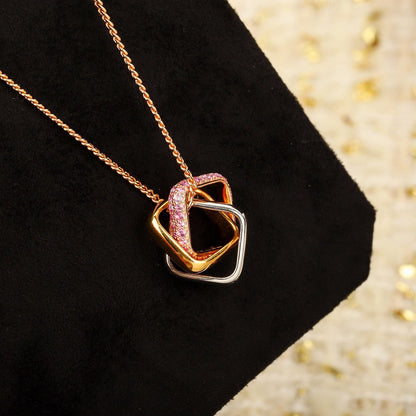 [Love Lucky]TRINITY CUSHION NECKLACE COLLECTION