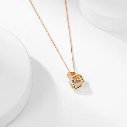 [Love Lucky]TRINITY CUSHION NECKLACE COLLECTION