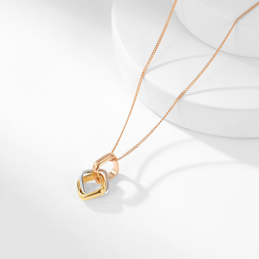 [Love Lucky]TRINITY CUSHION NECKLACE COLLECTION