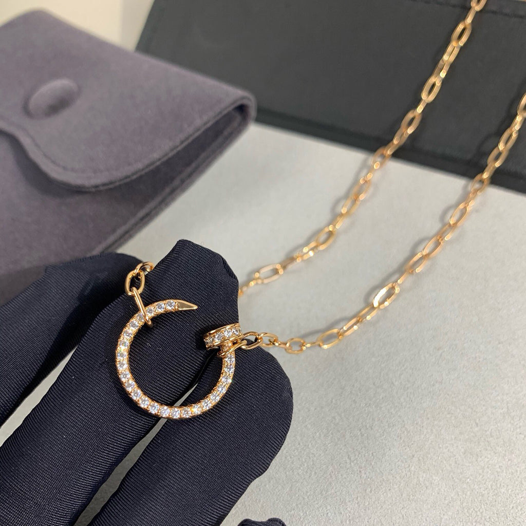 [Love Lucky]JUSTE NECKLACE FULL DIAMONDS