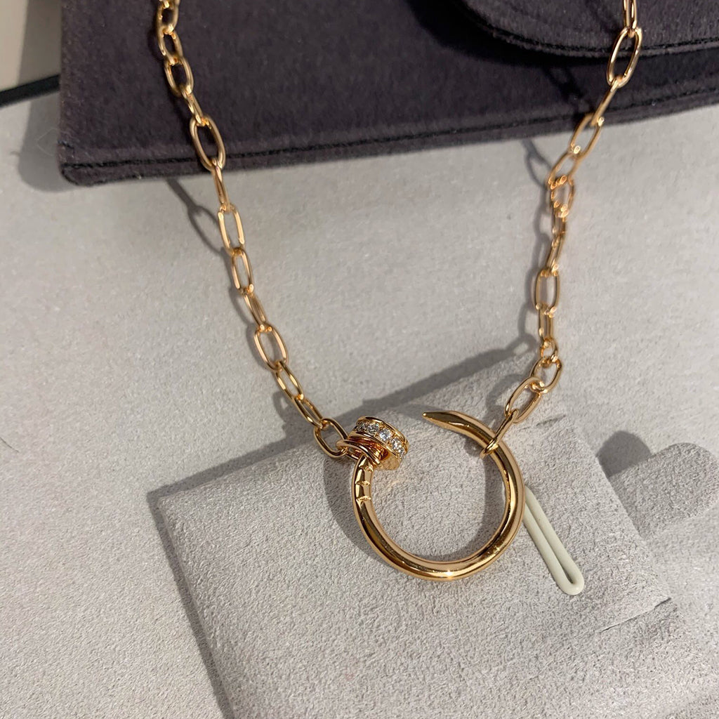 [Love Lucky]JUSTE NECKLACE FULL DIAMONDS