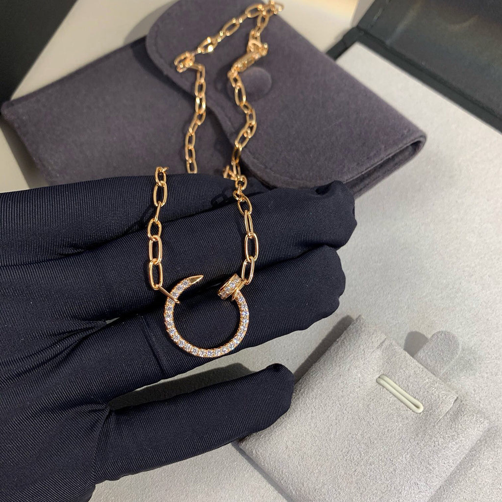 [Love Lucky]JUSTE NECKLACE FULL DIAMONDS