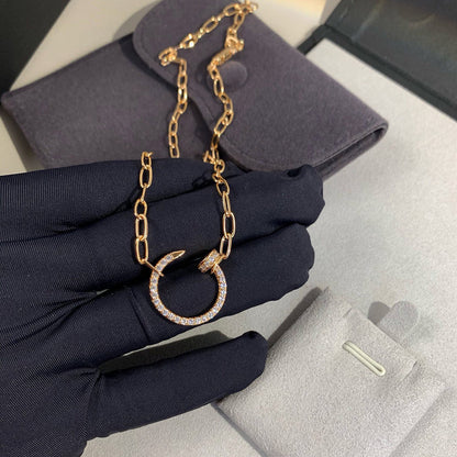 [Love Lucky]JUSTE NECKLACE FULL DIAMONDS