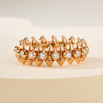 [Love Lucky]CLASH 6.8MM DIAMOND MEDIUM RING