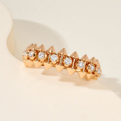 [Love Lucky]CLASH 6.8MM DIAMOND MEDIUM RING