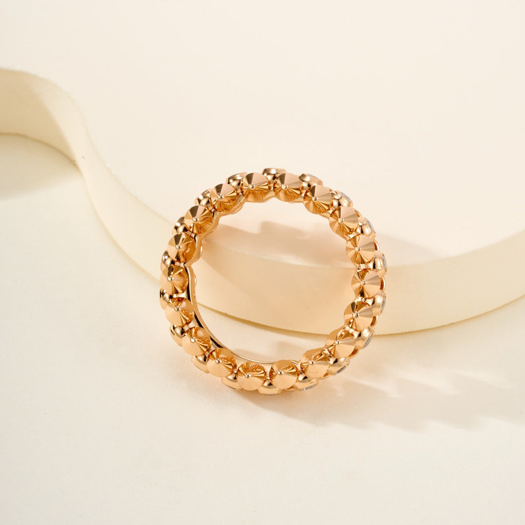 [Love Lucky]CLASH 6.8MM DIAMOND MEDIUM RING