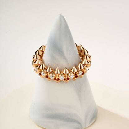 [Love Lucky]CLASH 6.8MM DIAMOND MEDIUM RING