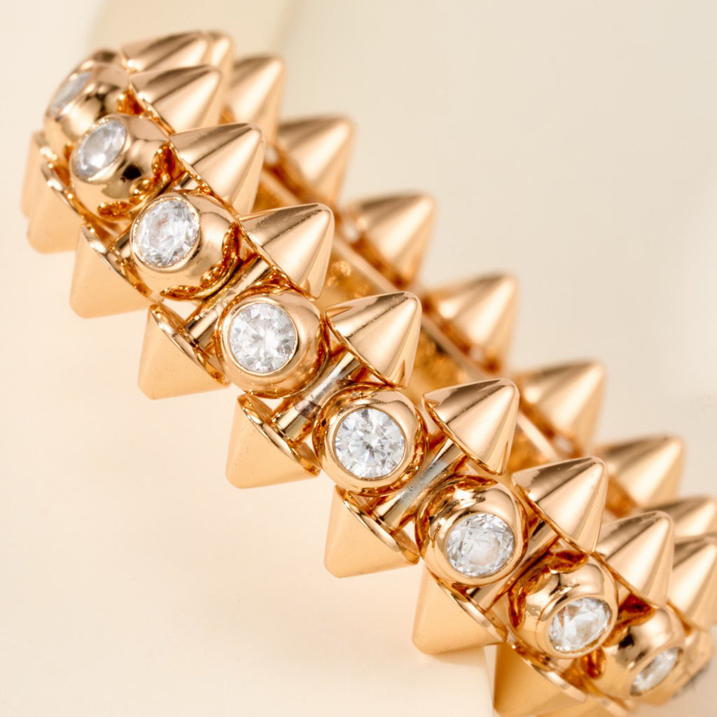 [Love Lucky]CLASH 6.8MM DIAMOND MEDIUM RING