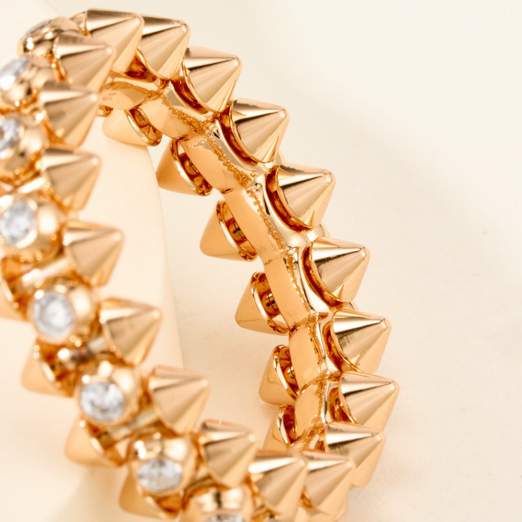 [Love Lucky]CLASH 6.8MM DIAMOND MEDIUM RING