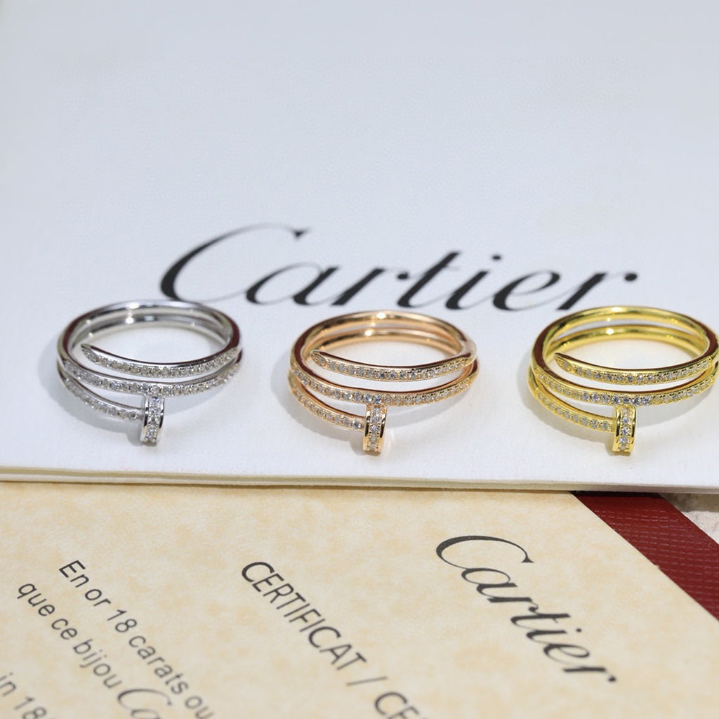 [Love Lucky]JUSTE RING 4.8MM FULL DIAMOND