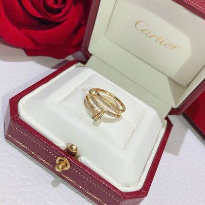 [Love Lucky]JUSTE RING 4.8MM FULL DIAMOND