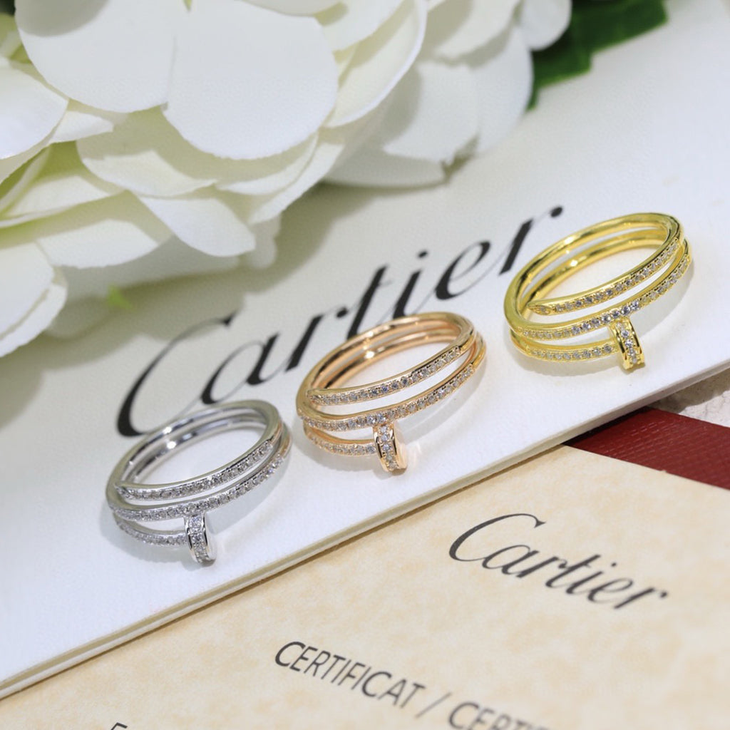 [Love Lucky]JUSTE RING 4.8MM FULL DIAMOND