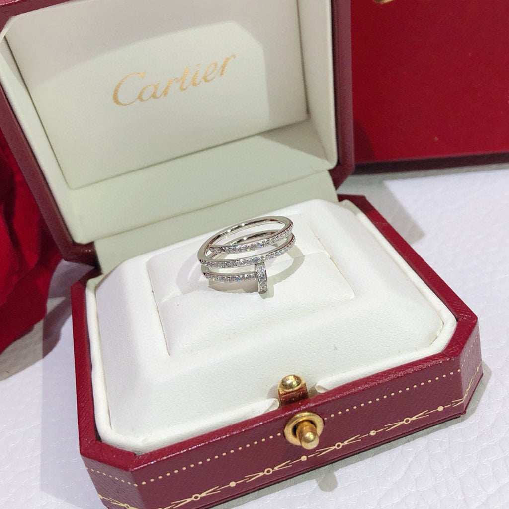 [Love Lucky]JUSTE RING 4.8MM FULL DIAMOND