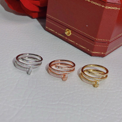 [Love Lucky]JUSTE RING 4.8MM FULL DIAMOND