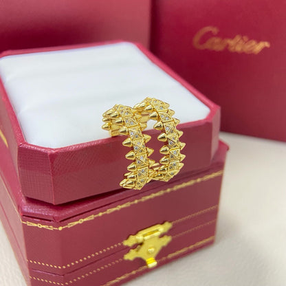 [Love Lucky]CLASH 6.4MM FULL DIAMOND SMALL EARRINGS